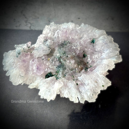 紫晶花 高頻紫水晶原礦 Unique Ameythst Flower Cluster