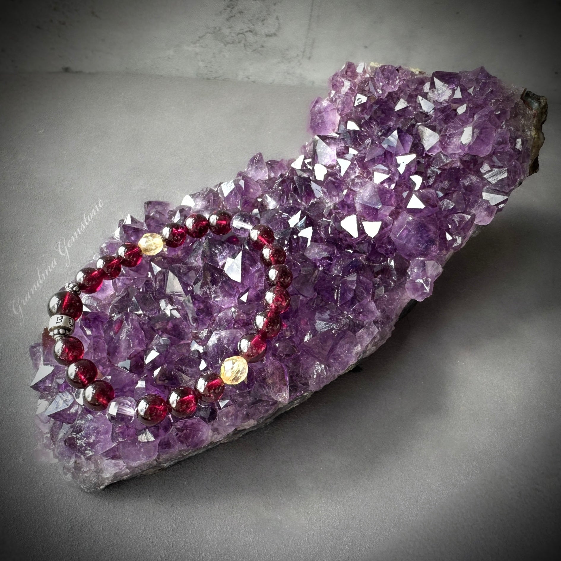 紫水晶簇原礦#038 Amethyst Cluster – Grandma Gemstone