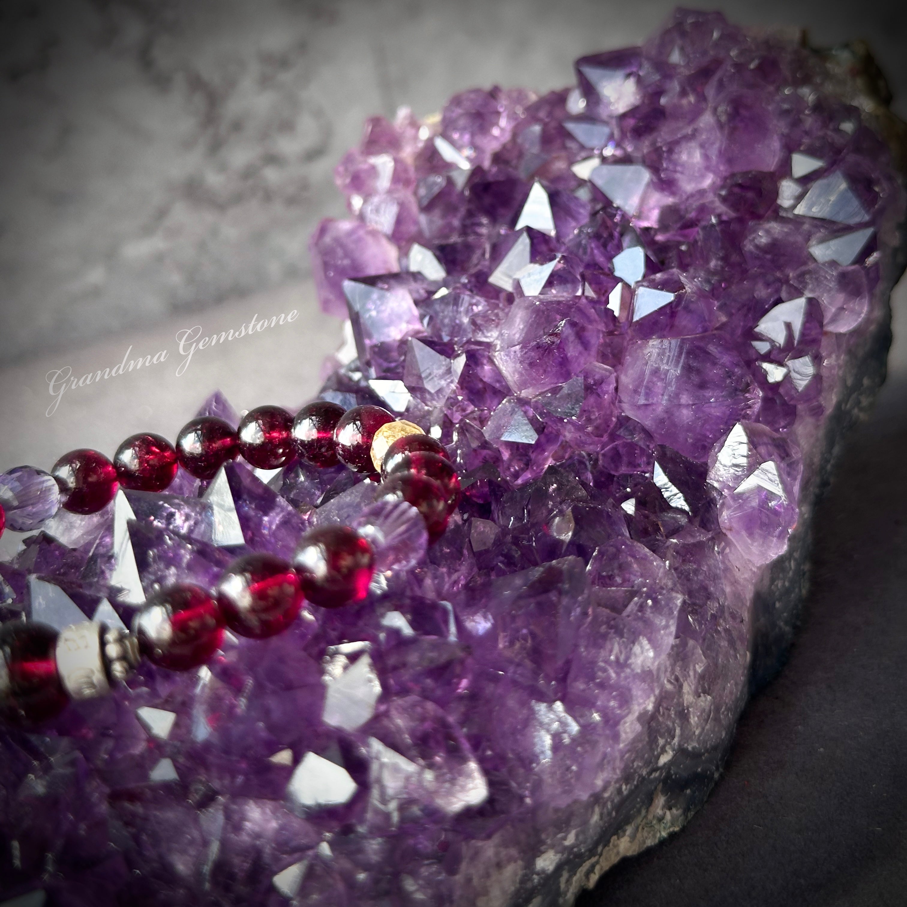 紫水晶 紫水晶簇原礦#038 Amethyst Cluster – Grandma Gemstone