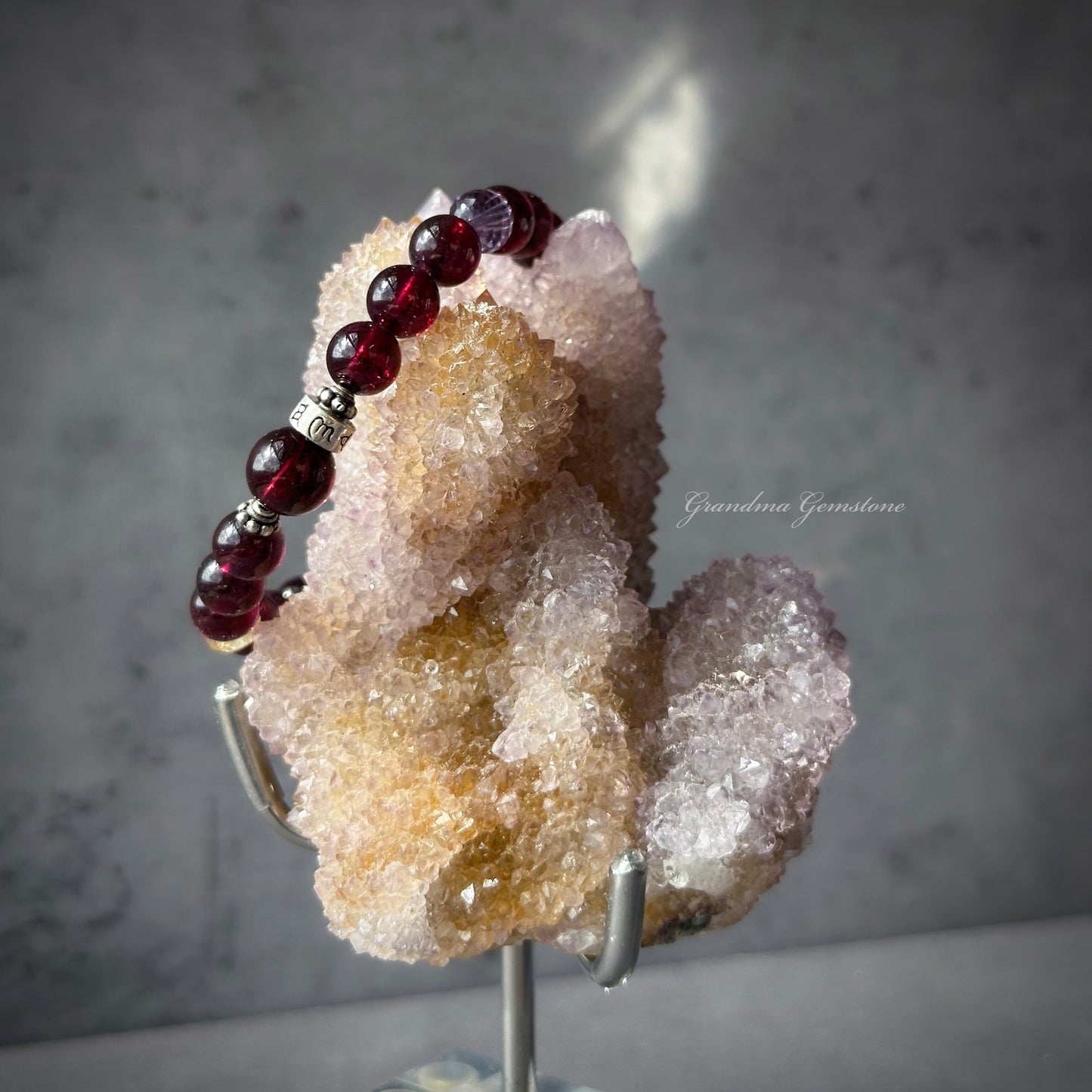 紫晶花 高頻紫水晶原礦 #026 Unique Amethyst Flower Cluster